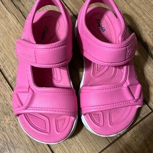 Worn once! Skechers s lights, size 9 toddlers